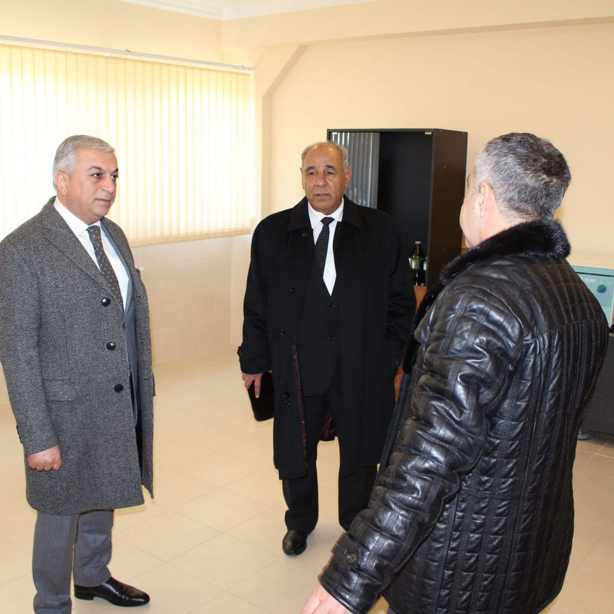 Türkmənistan Milli Elmlər Akademiyasının prezidenti TSZ-ni ziyarət edərkən.
