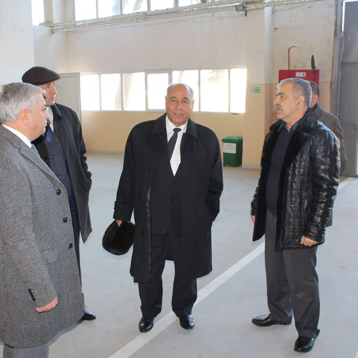Türkmənistan Milli Elmlər Akademiyasının prezidenti TSZ-ni ziyarət edərkən.