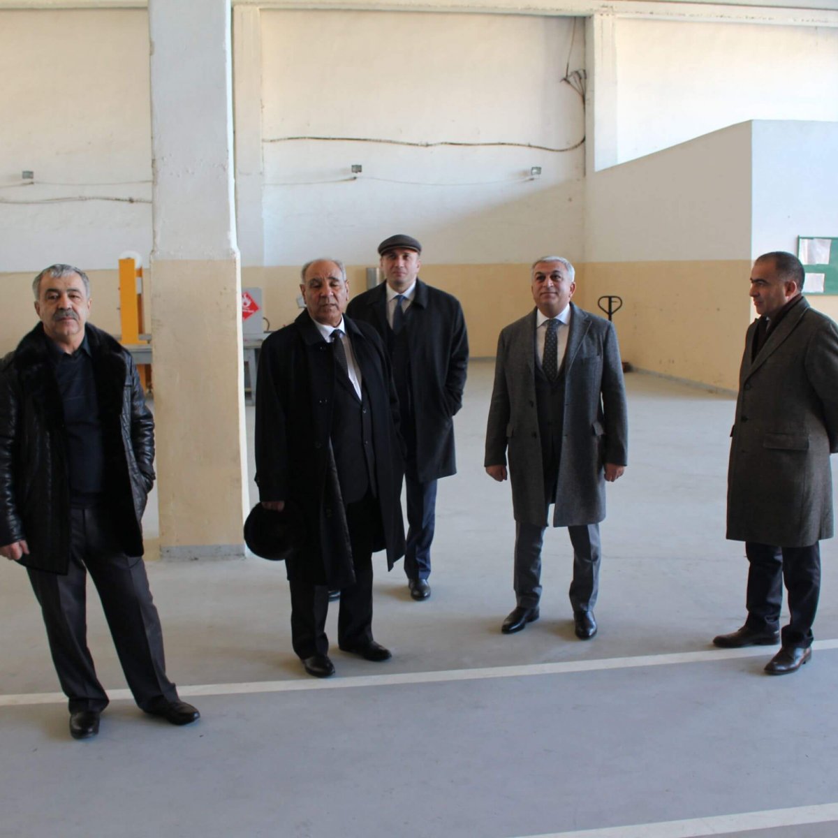 Türkmənistan Milli Elmlər Akademiyasının prezidenti TSZ-ni ziyarət edərkən.