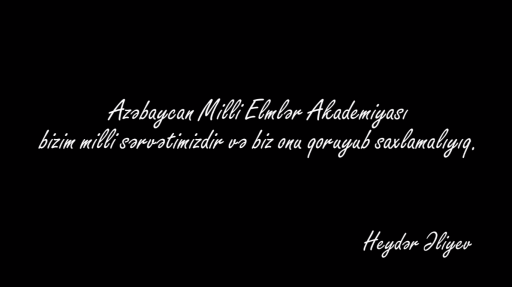 Azərbaycan Milli Elmlər Akademiyası – 70 İllik.